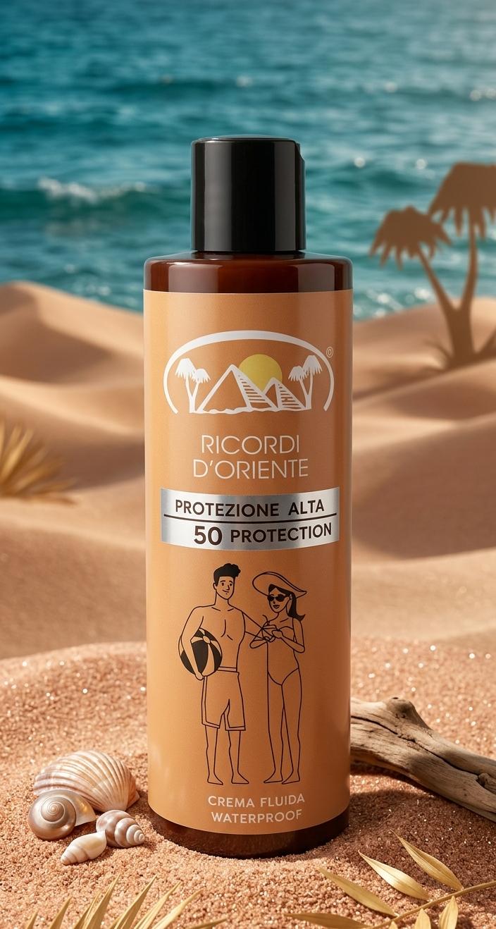 Crema Solare Fluida Waterproof SPF 50 200ml