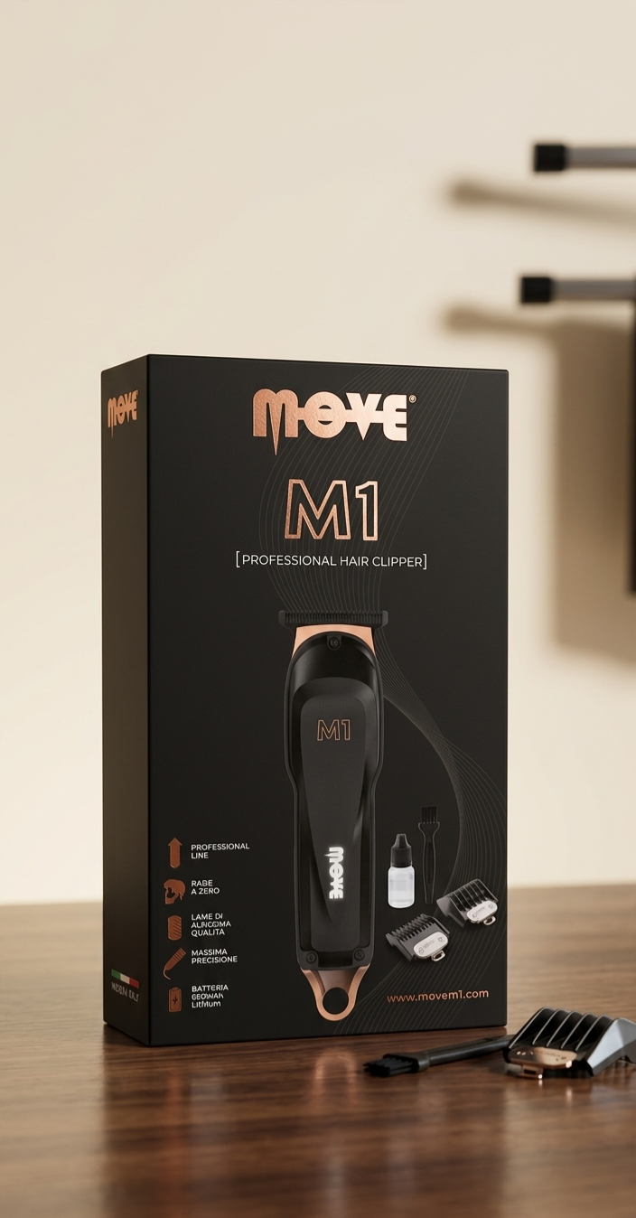MOVE M1 – Tagliacapelli Professionale per Sfumature e Precisione Estrema
