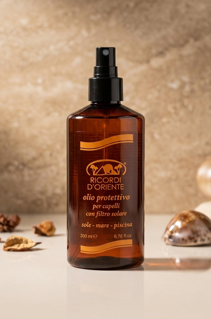 Olio Protettivo per Capelli con Filtro Solare 200 ml