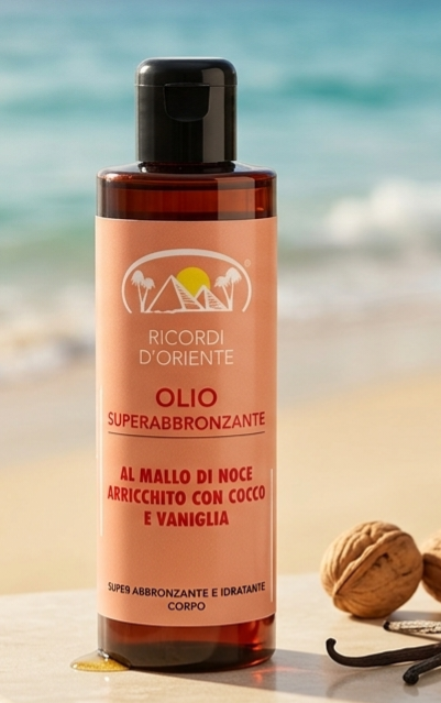Olio Superabbronzante al Mallo di Noce 200ml